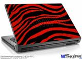 Laptop Skin (Medium) - Zebra Red