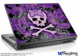 Laptop Skin (Medium) - Purple Girly Skull