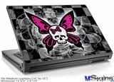 Laptop Skin (Medium) - Skull Butterfly