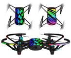 Skin Decal Wrap 2 Pack for DJI Ryze Tello Drone Rainbow Leopard DRONE NOT INCLUDED