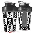 Decal Style Skin Wrap works with Blender Bottle 20oz Skull Checkerboard (BOTTLE NOT INCLUDED)
