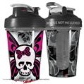 Decal Style Skin Wrap works with Blender Bottle 20oz Skull Butterfly (BOTTLE NOT INCLUDED)
