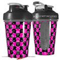 Decal Style Skin Wrap works with Blender Bottle 20oz Skull and Crossbones Checkerboard (BOTTLE NOT INCLUDED)