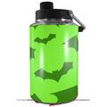 Skin Decal Wrap for Yeti 1 Gallon Jug Deathrock Bats Green - JUG NOT INCLUDED by WraptorSkinz