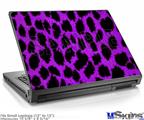 Laptop Skin (Small) - Purple Leopard