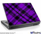 Laptop Skin (Small) - Purple Plaid