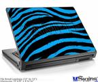 Laptop Skin (Small) - Zebra Blue