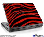 Laptop Skin (Small) - Zebra Red
