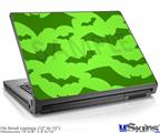 Laptop Skin (Small) - Deathrock Bats Green
