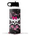 Skin Wrap Decal compatible with Hydro Flask Wide Mouth Bottle 32oz Scene Skull Splatter (BOTTLE NOT INCLUDED)