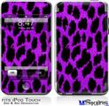 iPod Touch 2G & 3G Skin - Purple Leopard