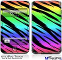 iPod Touch 2G & 3G Skin - Tiger Rainbow