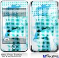 iPod Touch 2G & 3G Skin - Electro Graffiti Blue