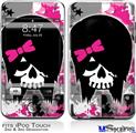 iPod Touch 2G & 3G Skin - Scene Kid Girl Skull