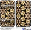 iPod Touch 2G & 3G Skin - Leave Pattern 1 Brown