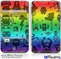 iPod Touch 2G & 3G Skin - Cute Rainbow Monsters