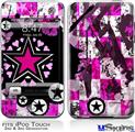 iPod Touch 2G & 3G Skin - Pink Star Splatter