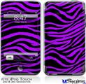 iPod Touch 2G & 3G Skin - Purple Zebra