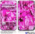 iPod Touch 2G & 3G Skin - Pink Plaid Graffiti