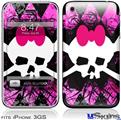iPhone 3GS Skin - Pink Diamond Skull