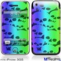 iPhone 3GS Skin - Rainbow Skull Collection