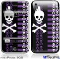 iPhone 3GS Skin - Skulls and Stripes 6