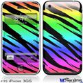 iPhone 3GS Skin - Tiger Rainbow