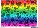 Poster 24"x18" - Cute Rainbow Monsters