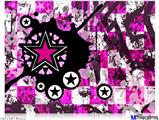 Poster 24"x18" - Pink Star Splatter