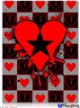 Poster 18"x24" - Emo Star Heart