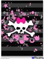 Poster 18"x24" - Pink Bow Skull