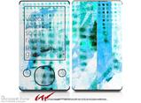 Electro Graffiti Blue - Decal Style skin fits Zune 80/120GB  (ZUNE SOLD SEPARATELY)