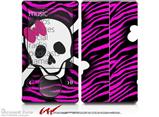 Pink Zebra Skull - Decal Style skin fits Zune 80/120GB  (ZUNE SOLD SEPARATELY)