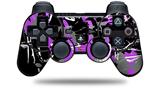 Sony PS3 Controller Decal Style Skin - SceneKid Purple (CONTROLLER NOT INCLUDED)