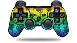 Sony PS3 Controller Decal Style Skin - Cute Rainbow Monsters (CONTROLLER NOT INCLUDED)