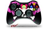 XBOX 360 Wireless Controller Decal Style Skin - Pink Diamond Skull (CONTROLLER NOT INCLUDED)