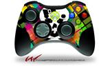 XBOX 360 Wireless Controller Decal Style Skin - Rainbow Plaid Skull (CONTROLLER NOT INCLUDED)