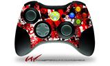XBOX 360 Wireless Controller Decal Style Skin - Red Graffiti (CONTROLLER NOT INCLUDED)