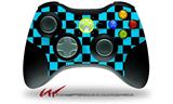 XBOX 360 Wireless Controller Decal Style Skin - Checkers Blue (CONTROLLER NOT INCLUDED)