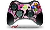 XBOX 360 Wireless Controller Decal Style Skin - Pink Skull (CONTROLLER NOT INCLUDED)