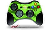 XBOX 360 Wireless Controller Decal Style Skin - Deathrock Bats Green (CONTROLLER NOT INCLUDED)