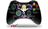 XBOX 360 Wireless Controller Decal Style Skin - Pink Bow Skull (CONTROLLER NOT INCLUDED)