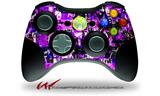 XBOX 360 Wireless Controller Decal Style Skin - Purple Graffiti (CONTROLLER NOT INCLUDED)