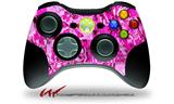 XBOX 360 Wireless Controller Decal Style Skin - Pink Plaid Graffiti (CONTROLLER NOT INCLUDED)