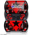 Emo Star Heart - Decal Style Skins (fits Sony PSPgo)