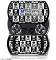 Skull Checkerboard - Decal Style Skins (fits Sony PSPgo)