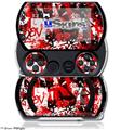 Red Graffiti - Decal Style Skins (fits Sony PSPgo)