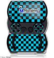 Checkers Blue - Decal Style Skins (fits Sony PSPgo)