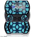Abstract Floral Blue - Decal Style Skins (fits Sony PSPgo)