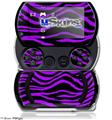 Purple Zebra - Decal Style Skins (fits Sony PSPgo)